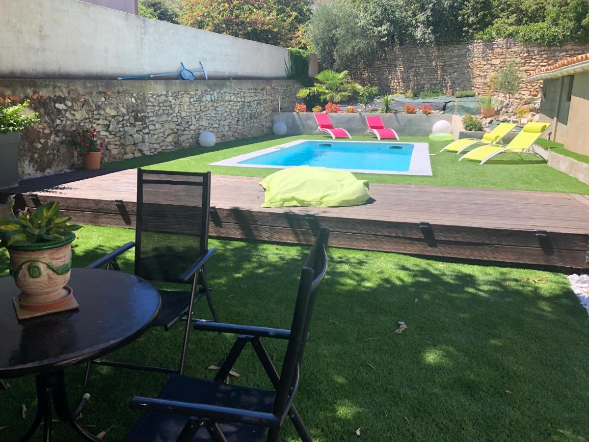 Villa avec piscine privée nimes Exterior foto